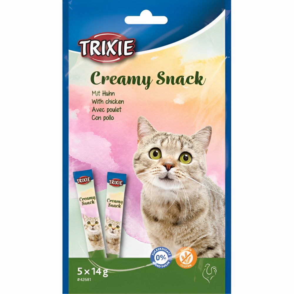 Trixie Premio Tuna Rolls and Chicken Creamy Cat Treat Combo