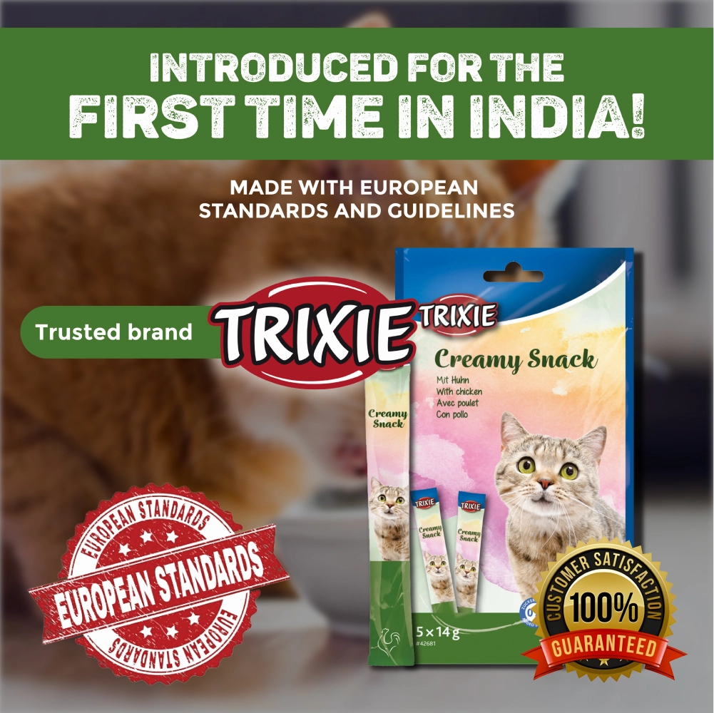 Trixie Premio Tuna Rolls and Chicken Creamy Cat Treat Combo