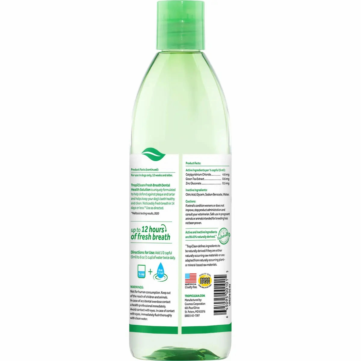 TropiClean - Fresh Breath Dental Health Solution For Dogs