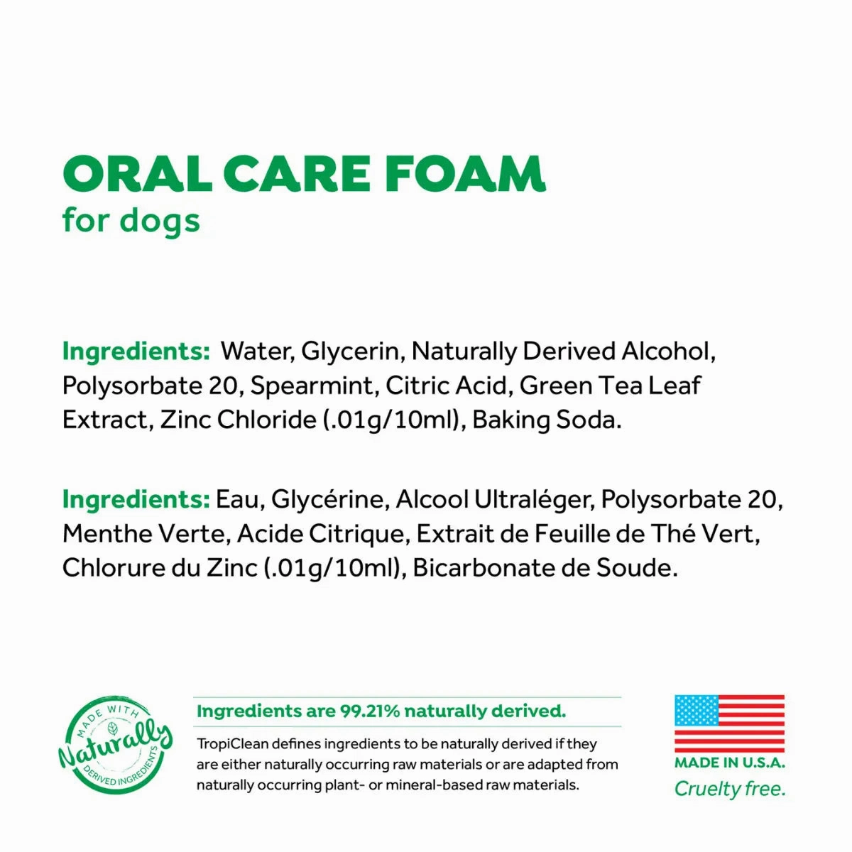TropiClean - Fresh Breath Fresh Mint Foam For Dogs