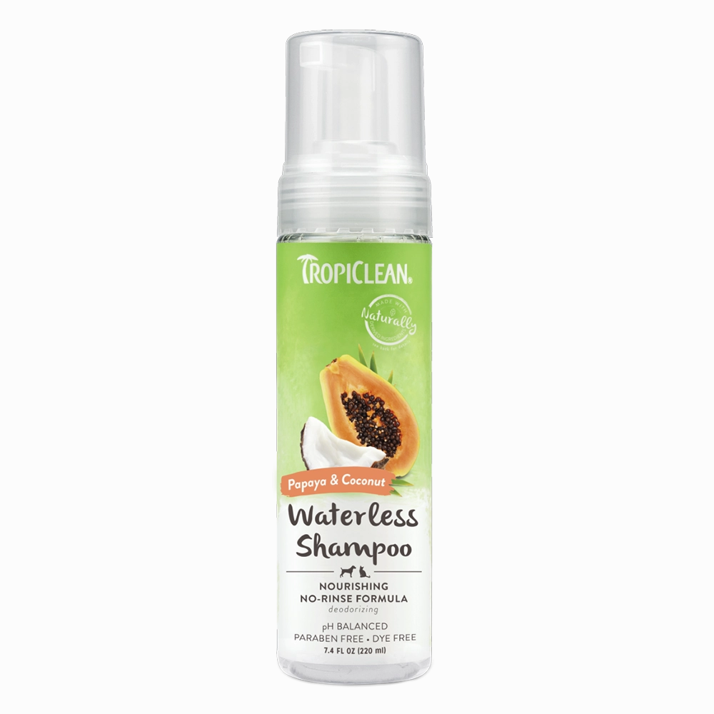 Tropiclean Waterless Shampoo Papaya & Coconut 7.4oz