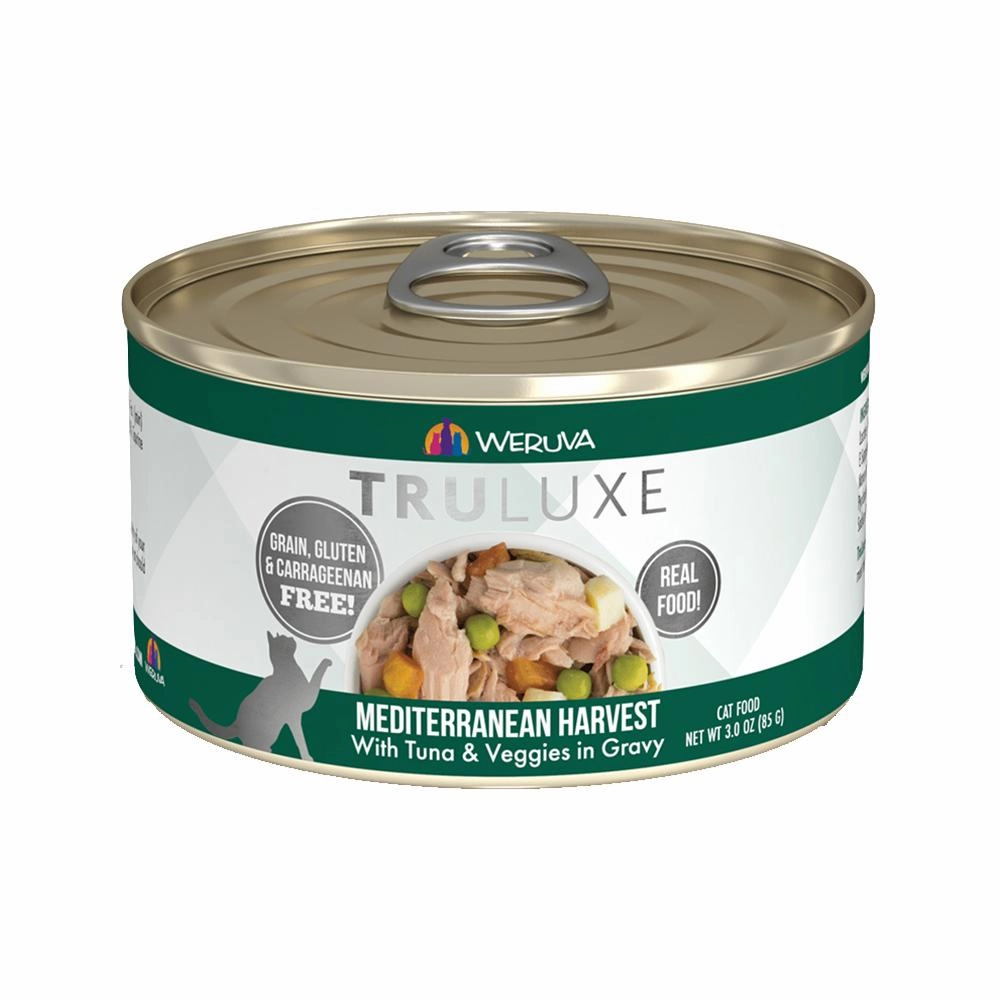Truluxe Mediterranian Harvest Tuna & Veggies in Gravy Cat Can