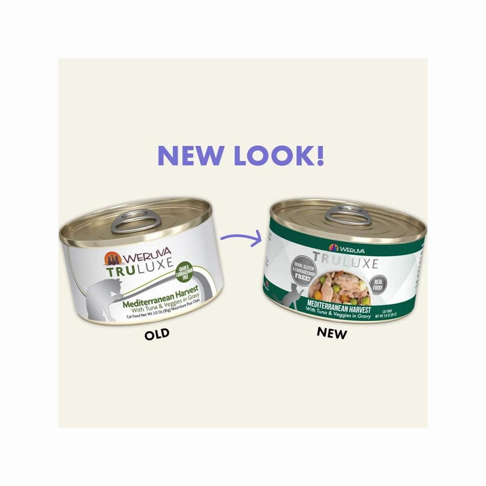 Truluxe Mediterranian Harvest Tuna & Veggies in Gravy Cat Can