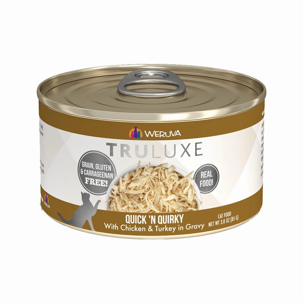 Truluxe Quick N Quirky Chicken & Turkey in Gravy Cat Can
