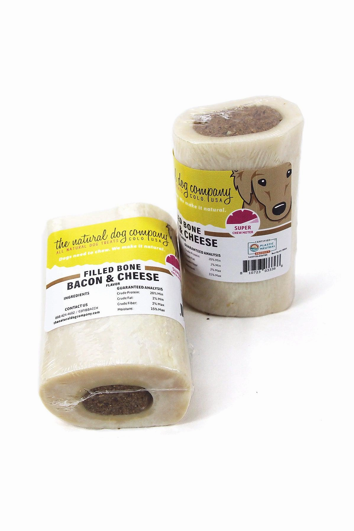 Tuesday's Natural Dog Co. Bacon and Cheese Filled Bones