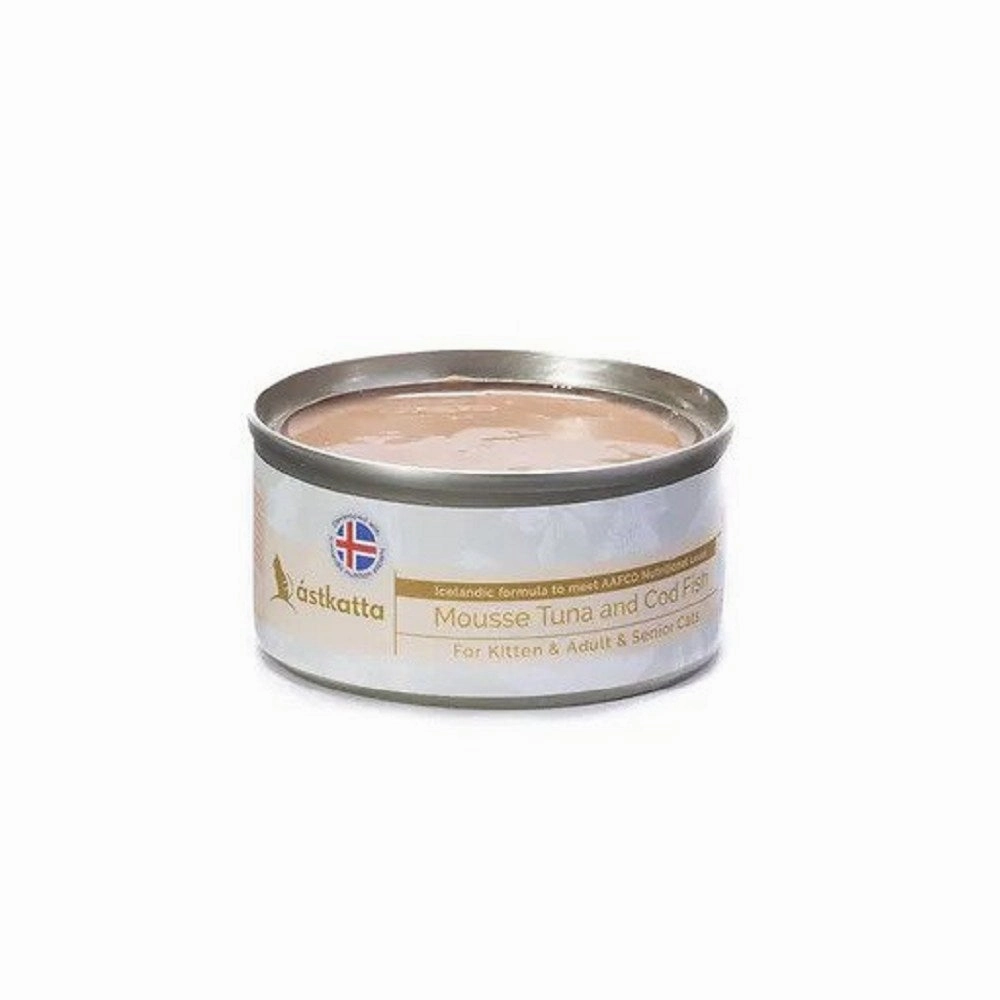 Tuna & Cod Fish Mousse Cat Can