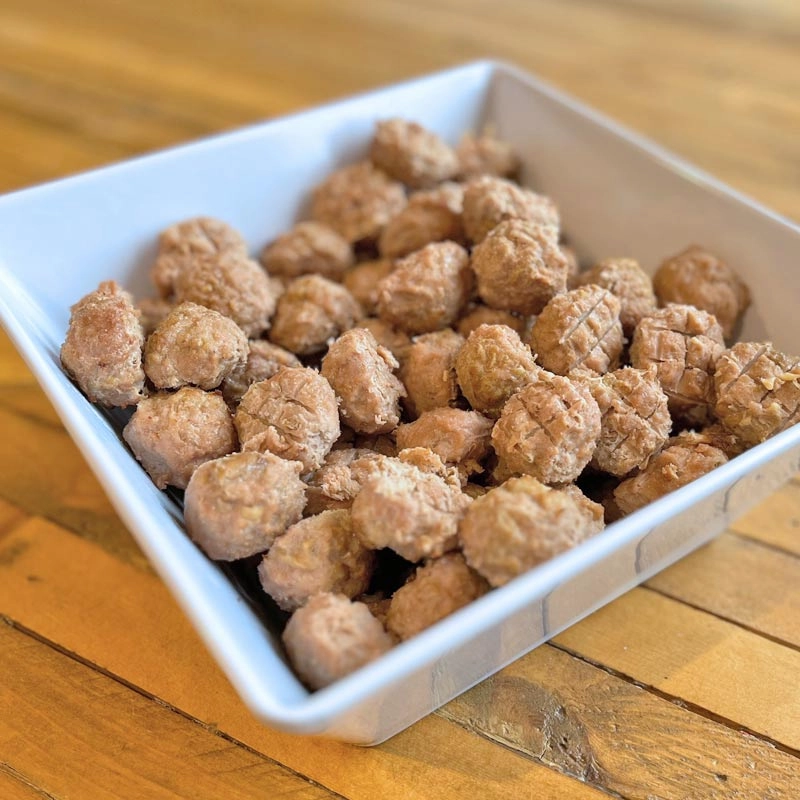 Turkey, Bacon & Apple Meatballs