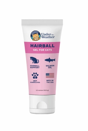 Under the Weather Hairball Squeezable Gel for Cats