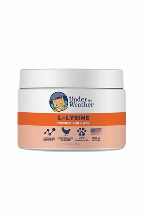 Under the Weather L-Lysine Powder for Cats