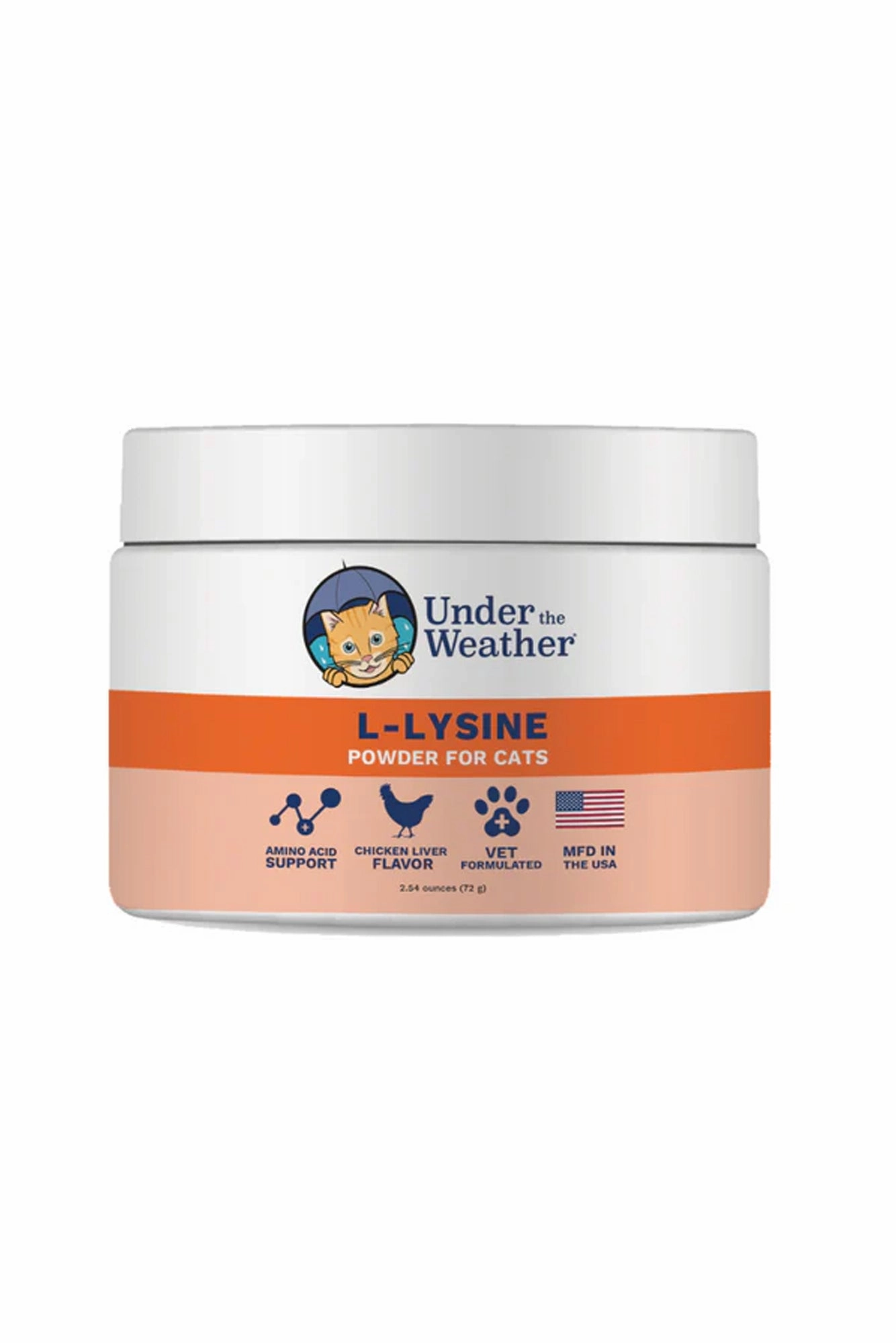 Under the Weather L-Lysine Powder for Cats
