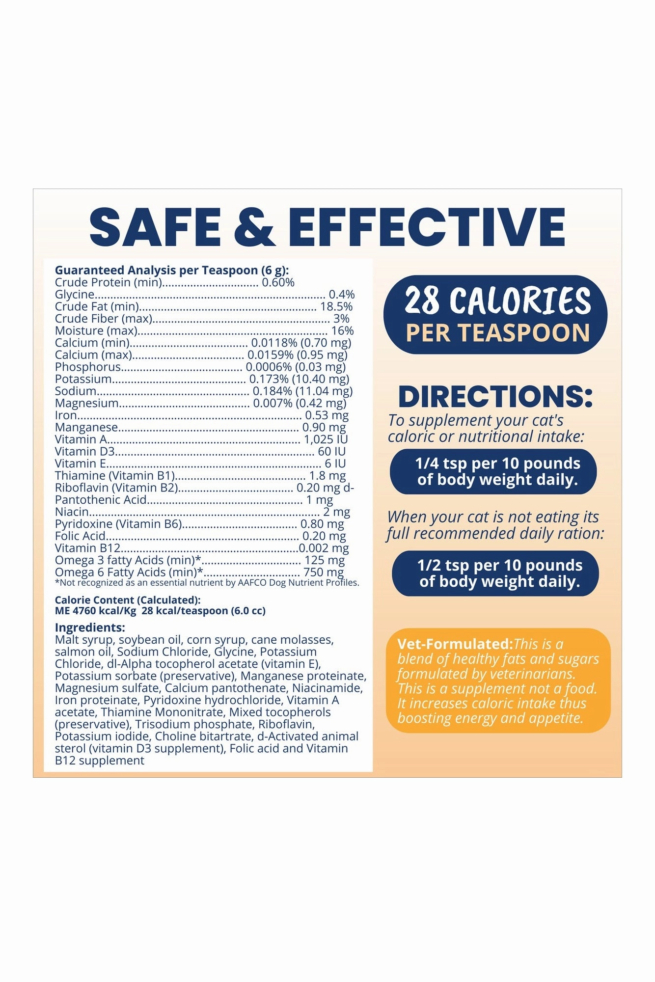 Under the Weather Ready Cal Plus   Electrolytes Squeezable for Cats