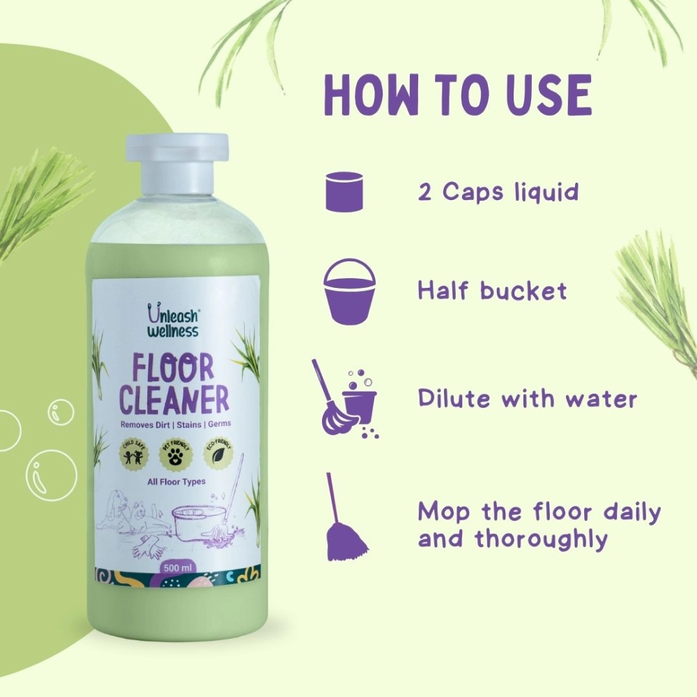 Unleash Wellness Pet Safe Floor Cleaner for Dogs and Cats