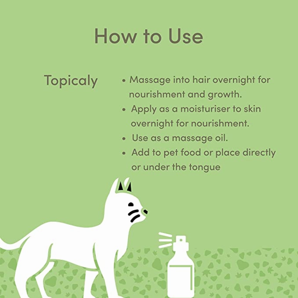 Vedic Tails Hemp Seed Oil for Dogs and Cats
