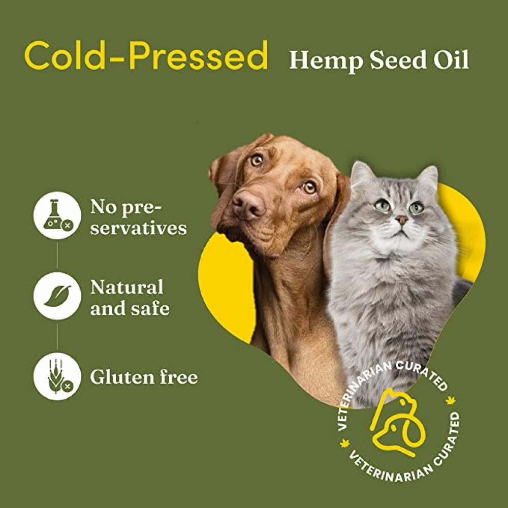 Vedic Tails Hemp Seed Oil for Dogs and Cats