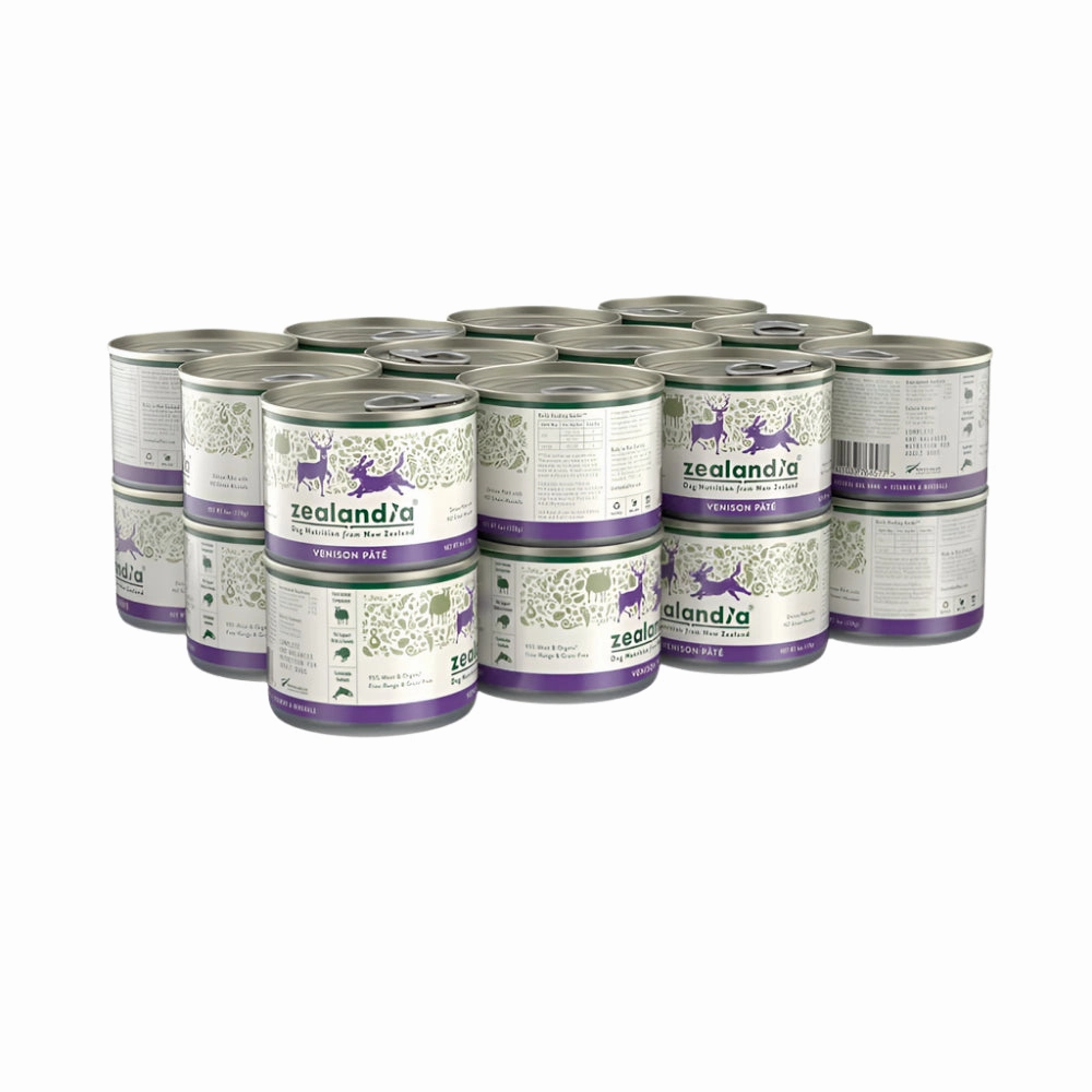 Venison Pate Staple with Green Mussels Adult Dog Can