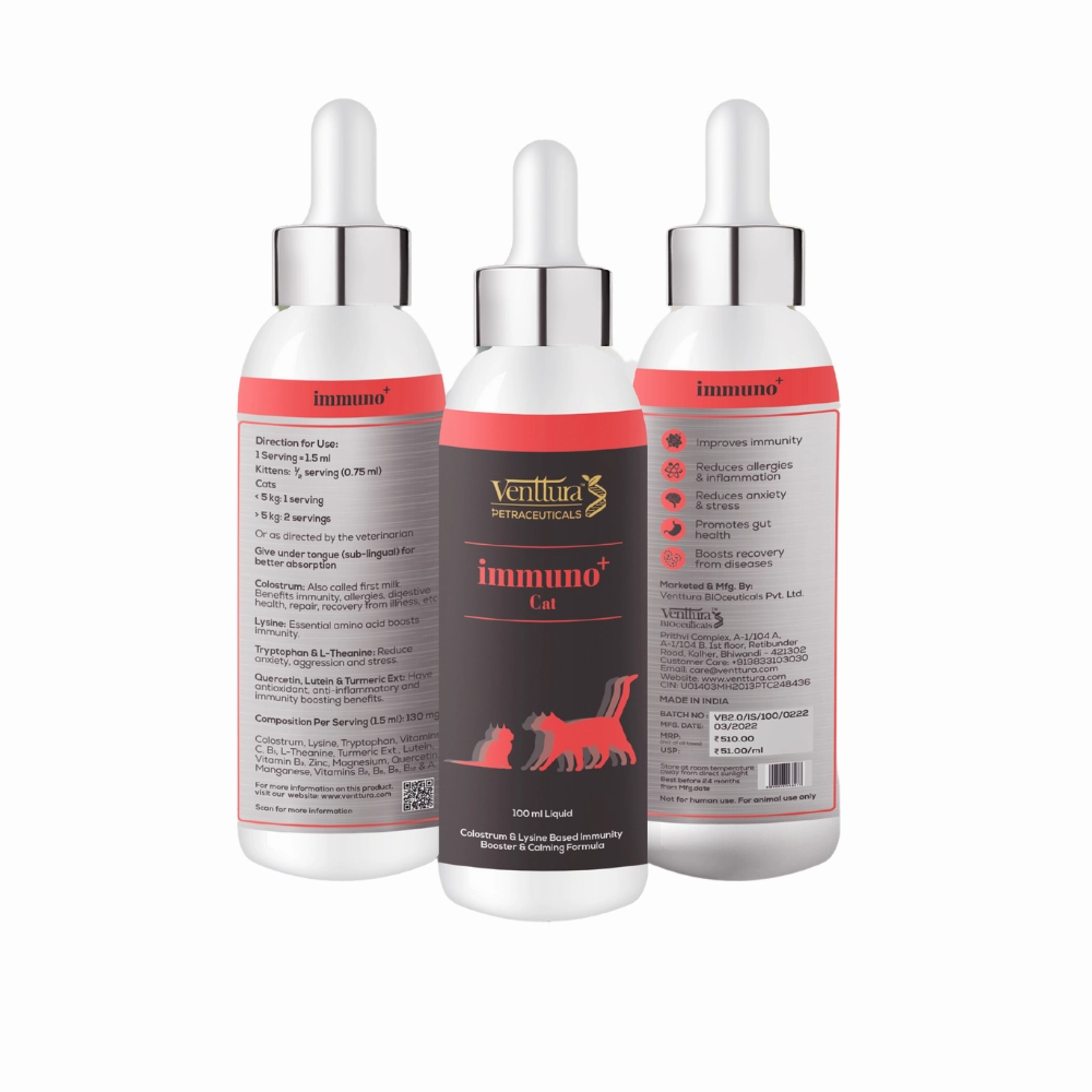 Venttura Immunity Booster & Calming Supplement for Cats