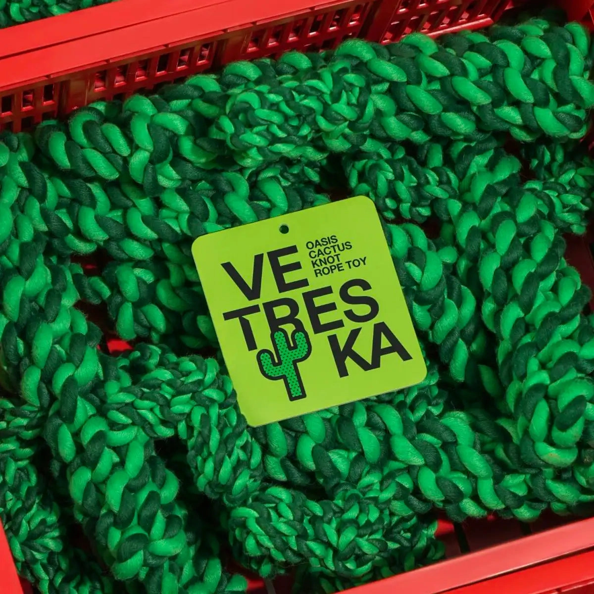 Vetreska - Oasis Cactus Knot Rope Toy