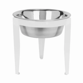Vision Indoor/Outdoor Single Dog Diner White