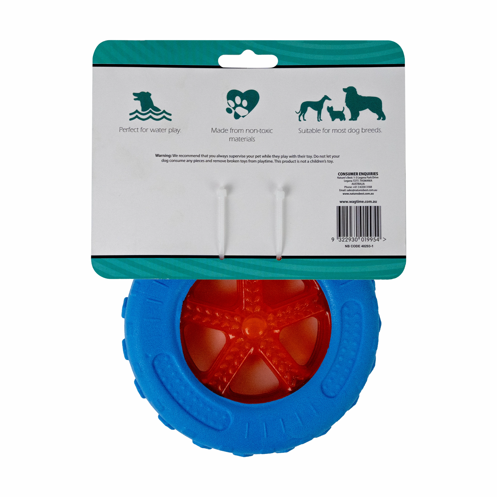 WagTime - Water Tyre Chew Toy