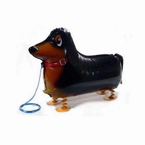 Walking Dachshund Foil Balloon