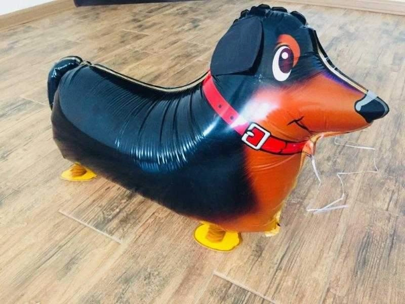Walking Dachshund Foil Balloon