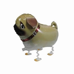 Walking Pug Foil Balloon