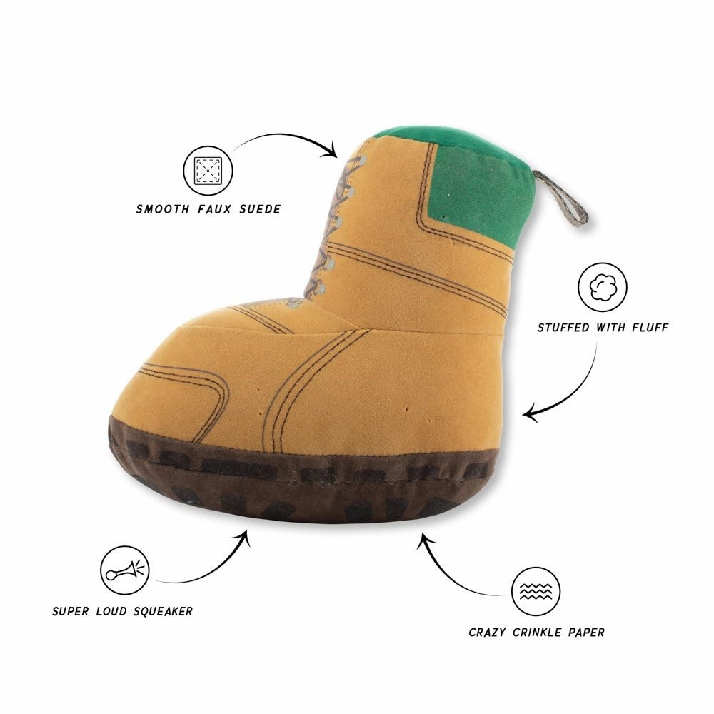 Watch Your Step Dog Plush Toy