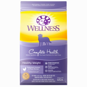 Wellness Complete Health Natural Healthy Weight Chicken and Peas Recipe Dry Dog Food