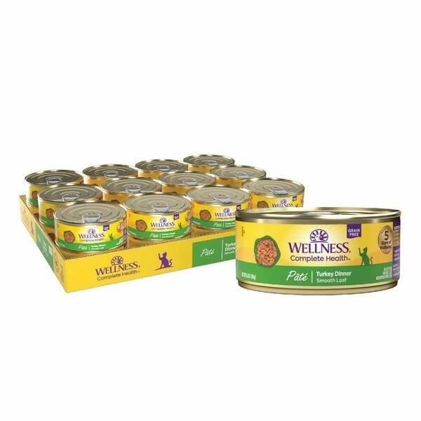 Wellness Complete Health Pate Turkey Dinner Canned Cat Food