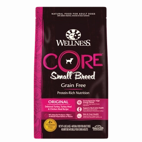 Wellness CORE Grain Free Natural Small Breed Health Turkey and Chicken Recipe Dry Dog Food