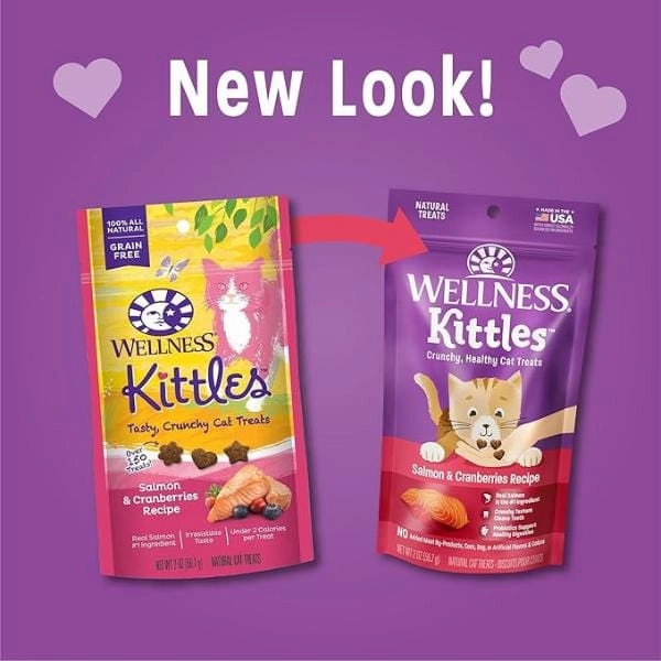 Wellness Kittles Salmon & Cranberries Cat Treats