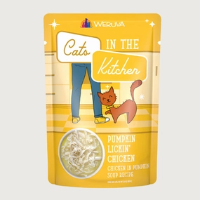 WERUVA Cats in the Kitchen Pumpkin Lickin' Chicken Wet Food for Cats