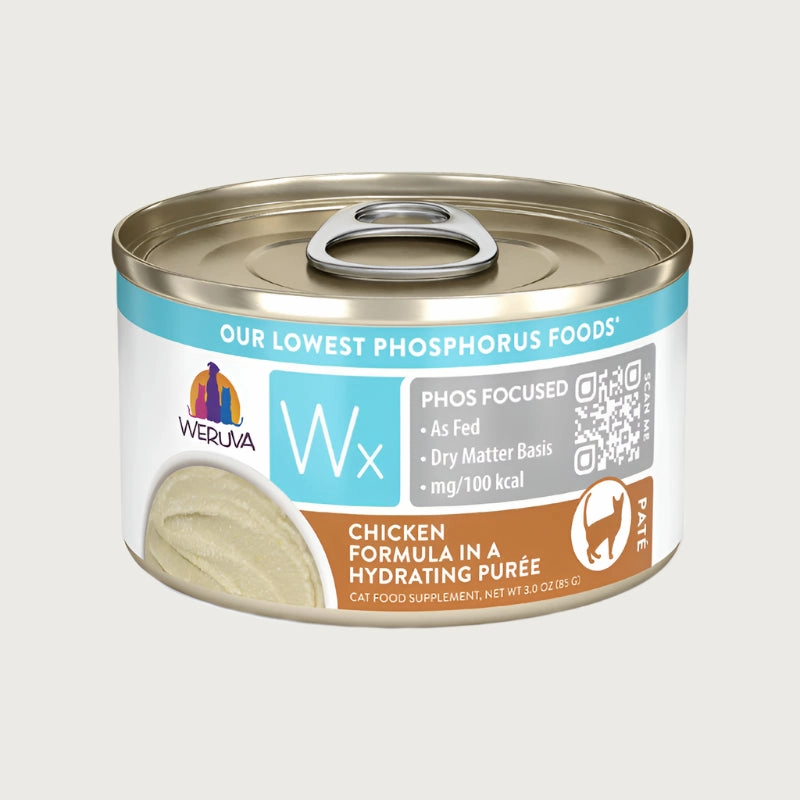 WERUVA Wx Phos Focused Chicken Formula in a Hydrating Pure for Cats