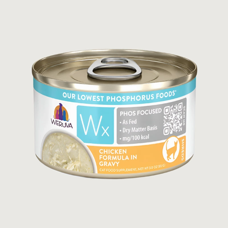 WERUVA Wx Phos Focused Chicken Formula in Gravy for Cats