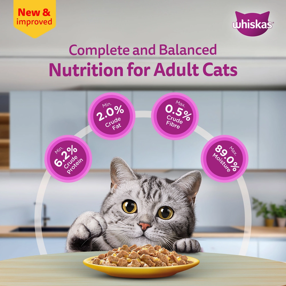 Whiskas Chicken Gravy Adult Cat Wet Food
