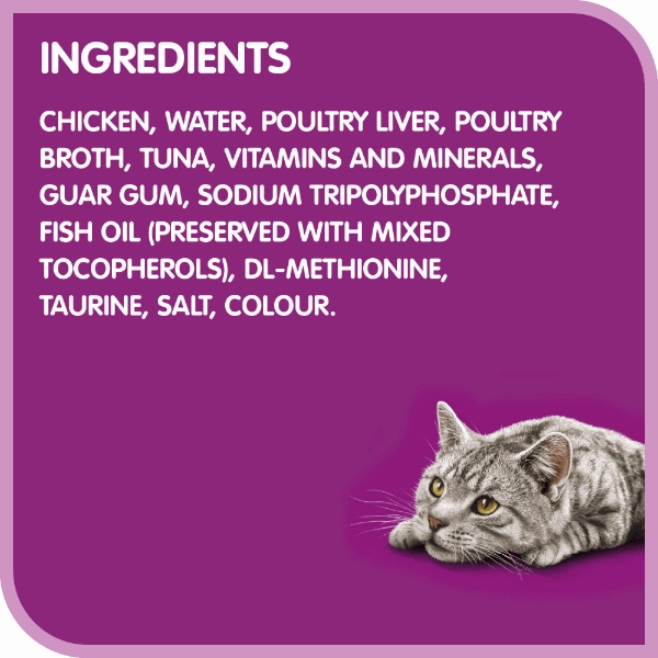 Whiskas Perfect Portions Chicken & Tuna Pt Wet Cat Food