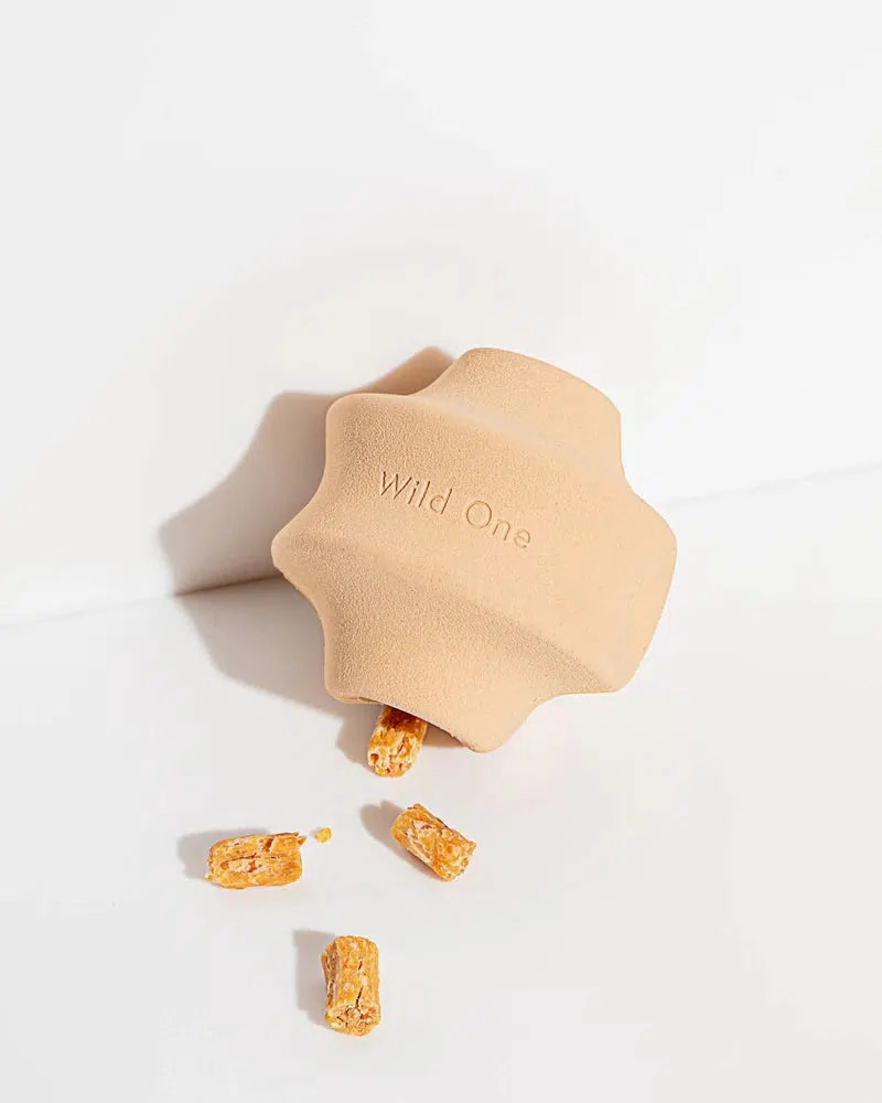 Wild One Navy Twist Toss Dog Toy