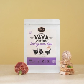 Wild Treat - Freeze Dried Meaty Turkey Neck Bone Dog Treats