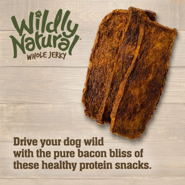 Wildly Natural Whole Jerky Bacon Strips Dog Treats