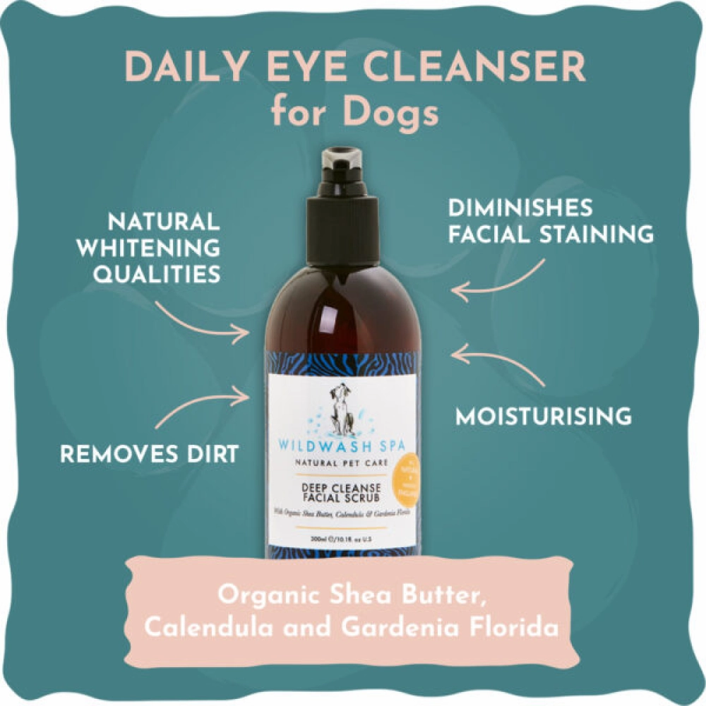 WildWash Spa Deep Cleanse Facial Scrub for Dogs and Cats