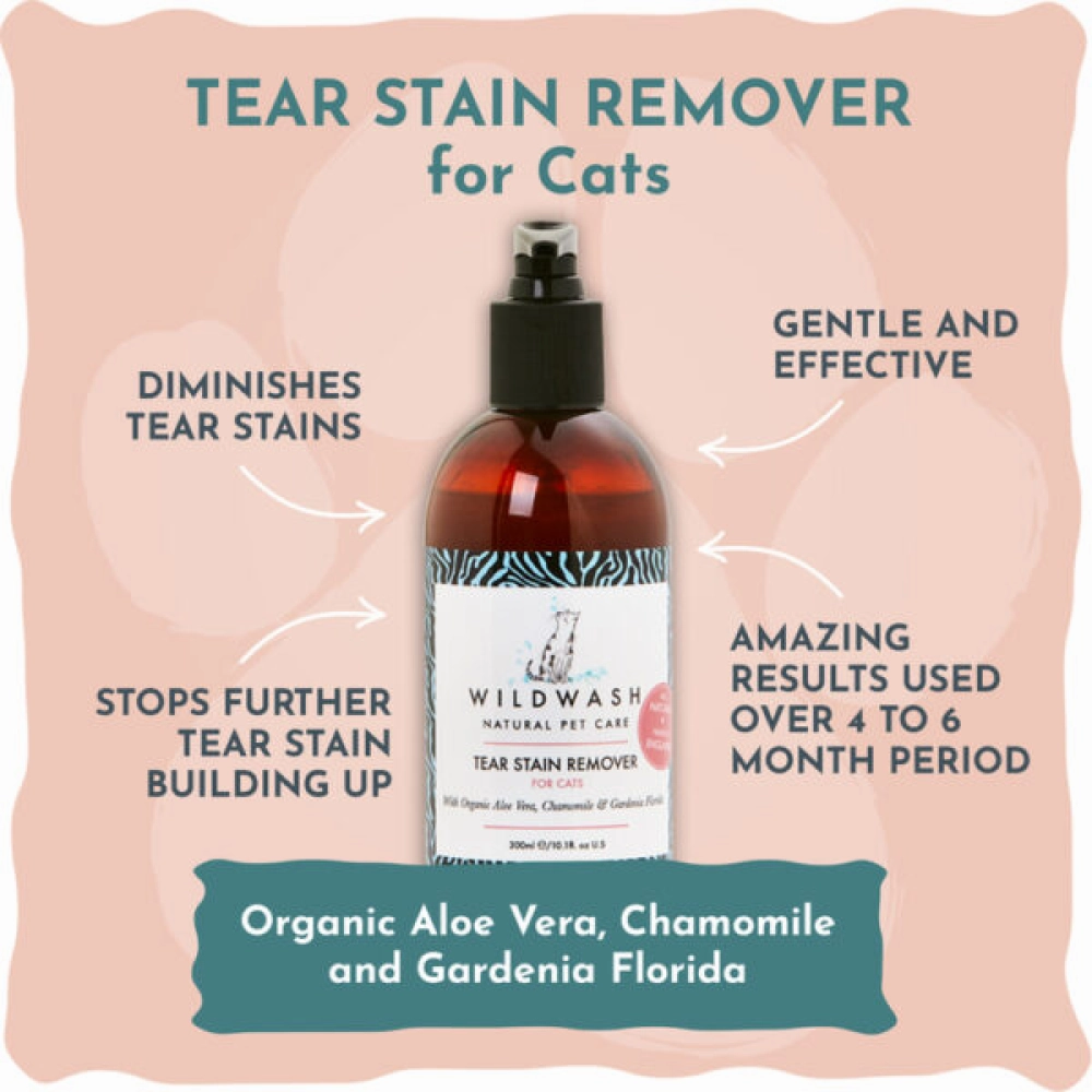 WildWash Tear Stain Remover for Cats