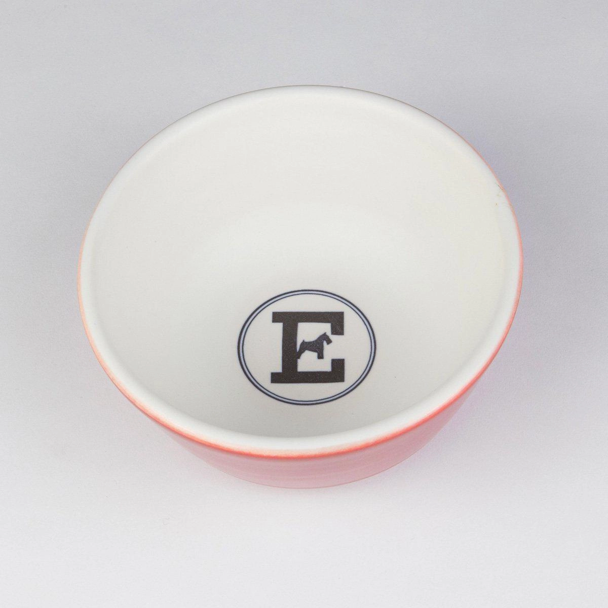 Wine Red And Pappa Dog Food Bowl