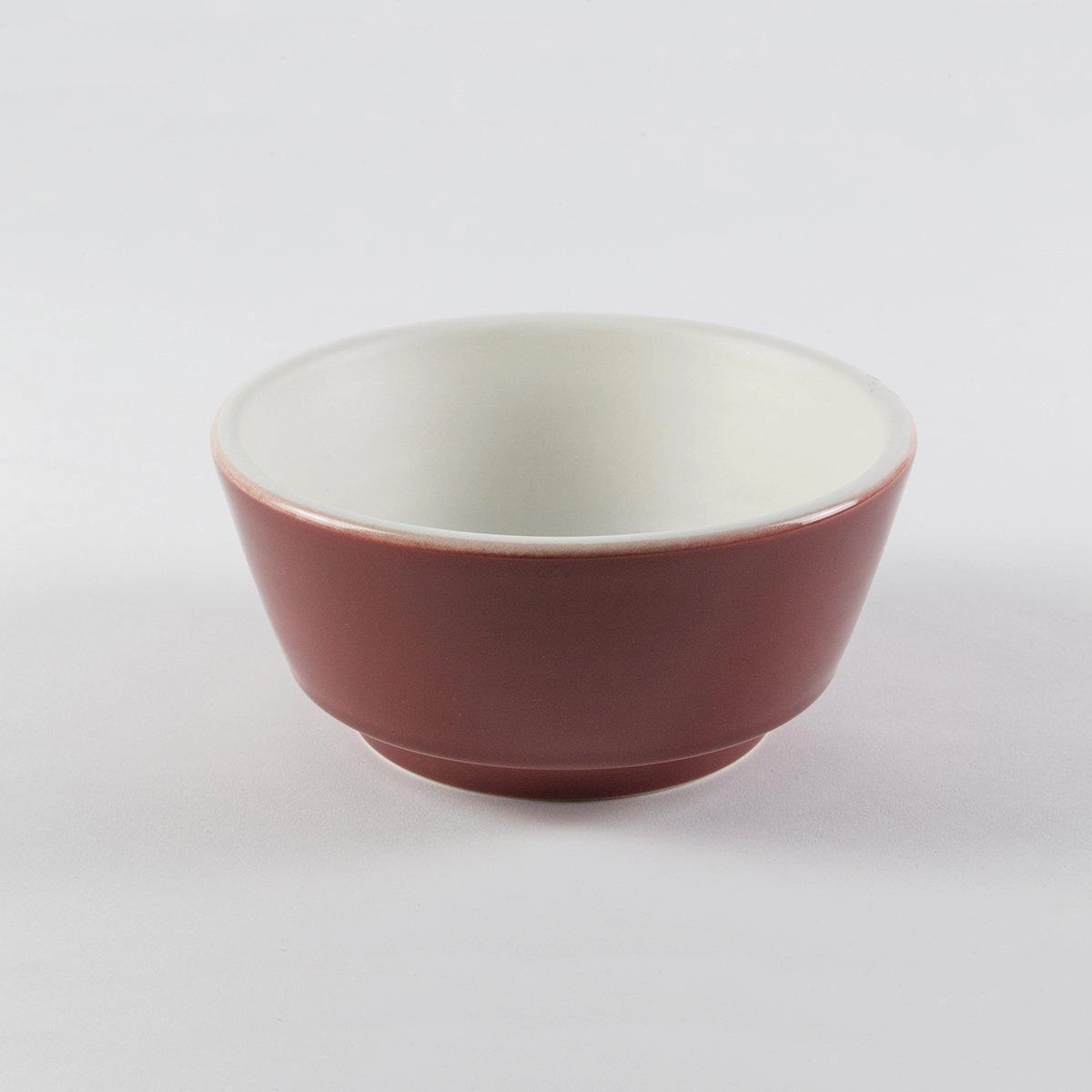 Wine Red And Pappa Dog Food Bowl