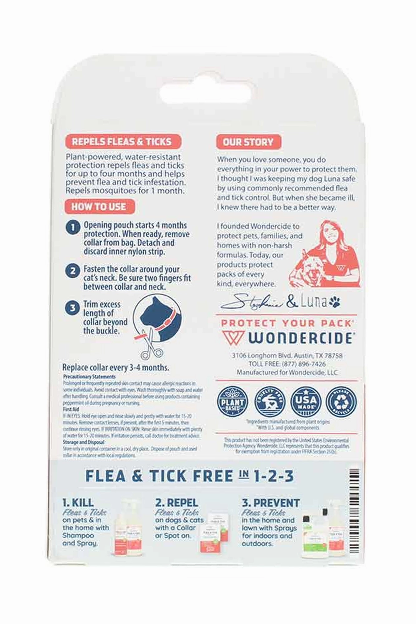 Wondercide Flea and Tick Collar for Cats