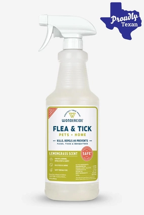 Wondercide Lemongrass Flea and Tick Spray for Pets   Home