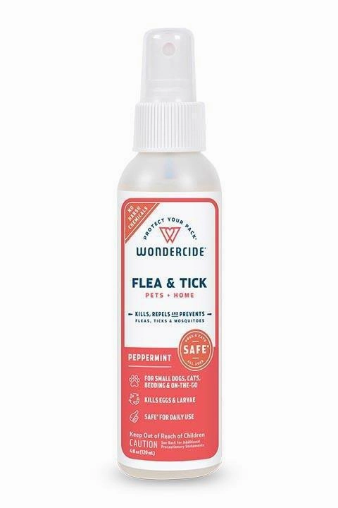 Wondercide Peppermint Flea & Tick Spray for Pets   Home