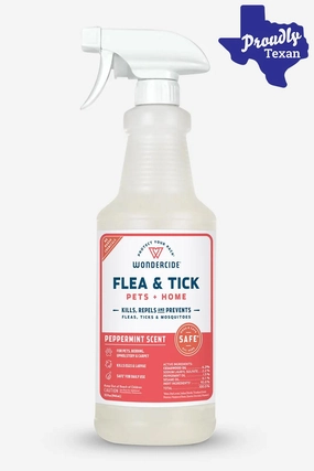 Wondercide Peppermint Flea & Tick Spray for Pets   Home