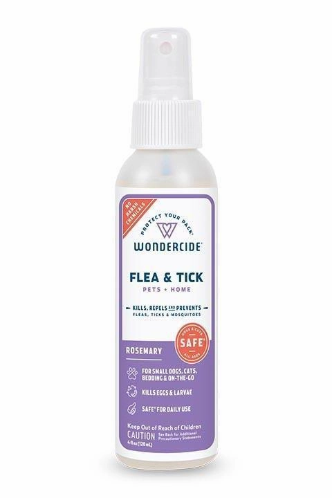 Wondercide Rosemary Flea and Tick Spray for Pets   Home