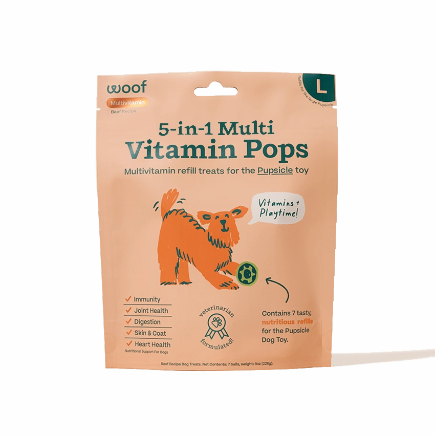 Woof Pet Pupsicle 5-In-1 Multi Vitamin Pops