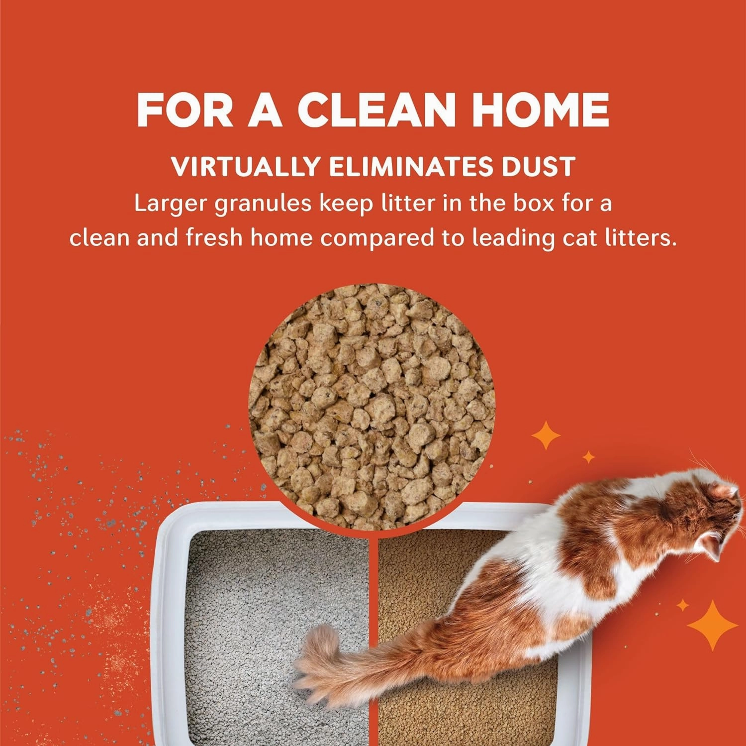 WORLD'S BEST Low Tracking & Dust Control Clumping Cat Litter, 28lb
